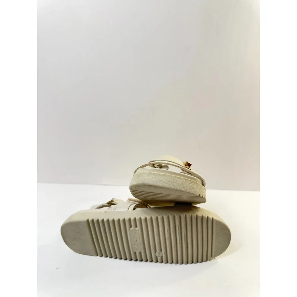 Steve Madden Youths Mona Ivory Straps US 2 Youths